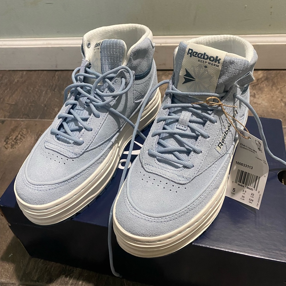 Reebok club c mid sneakers